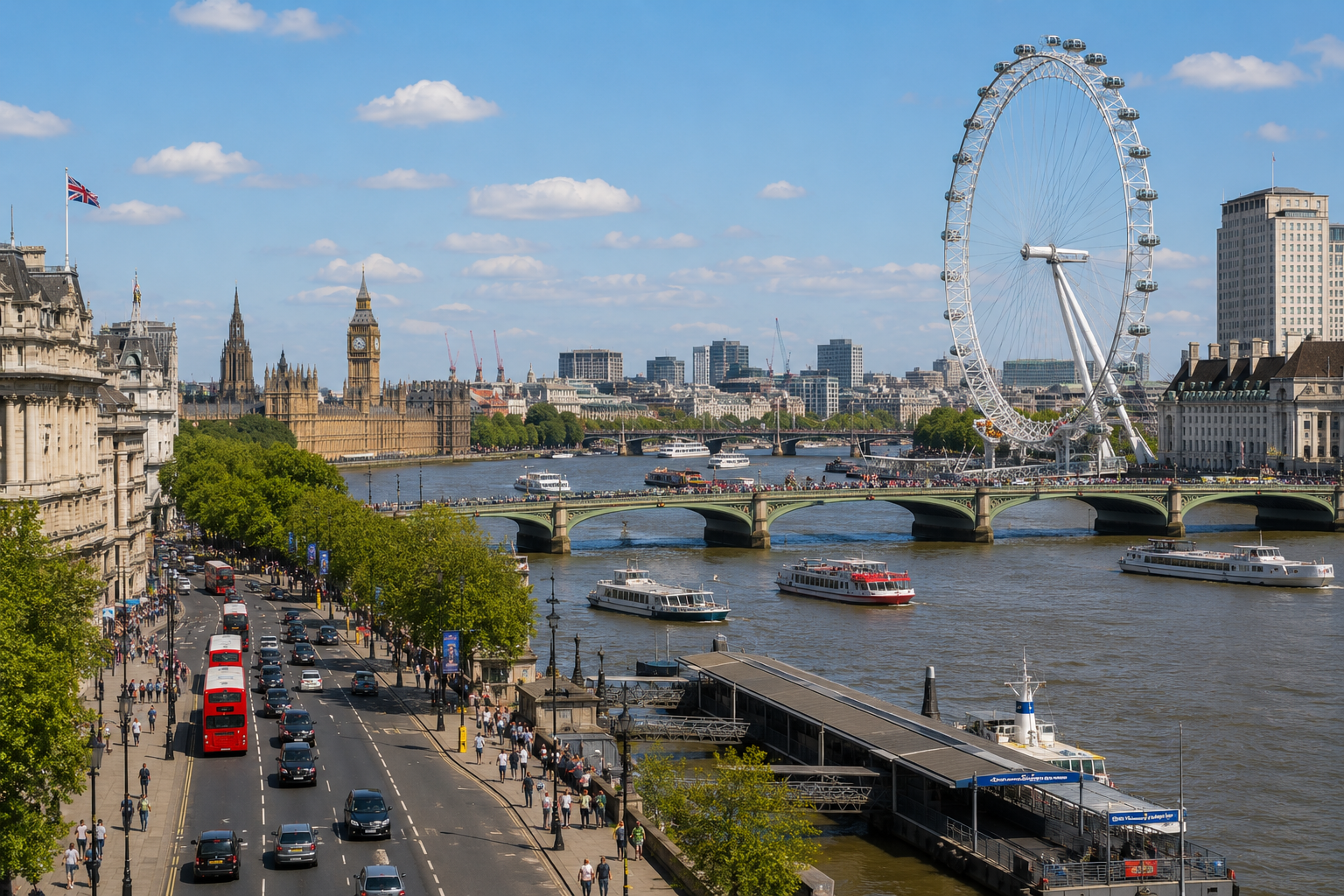 city view of London, United Kingdon