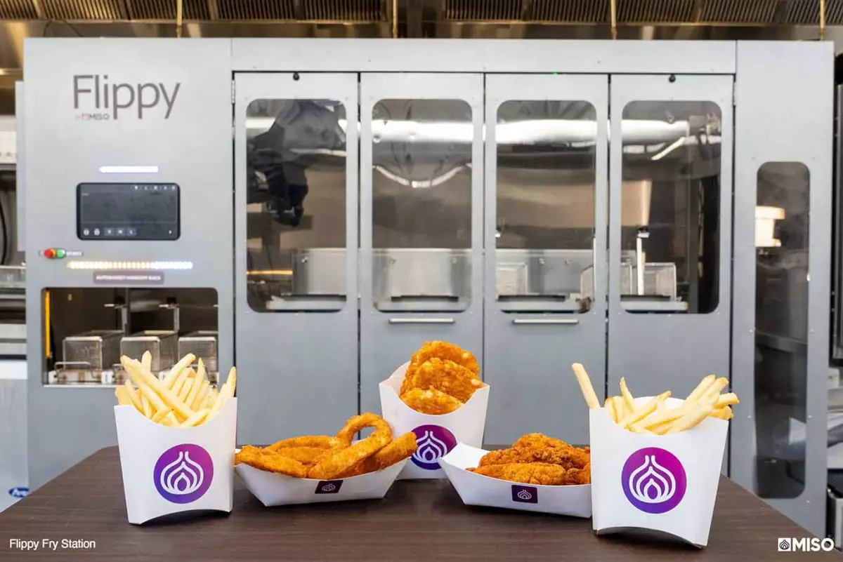 Flippy can cook a wide range of food items with consistency.