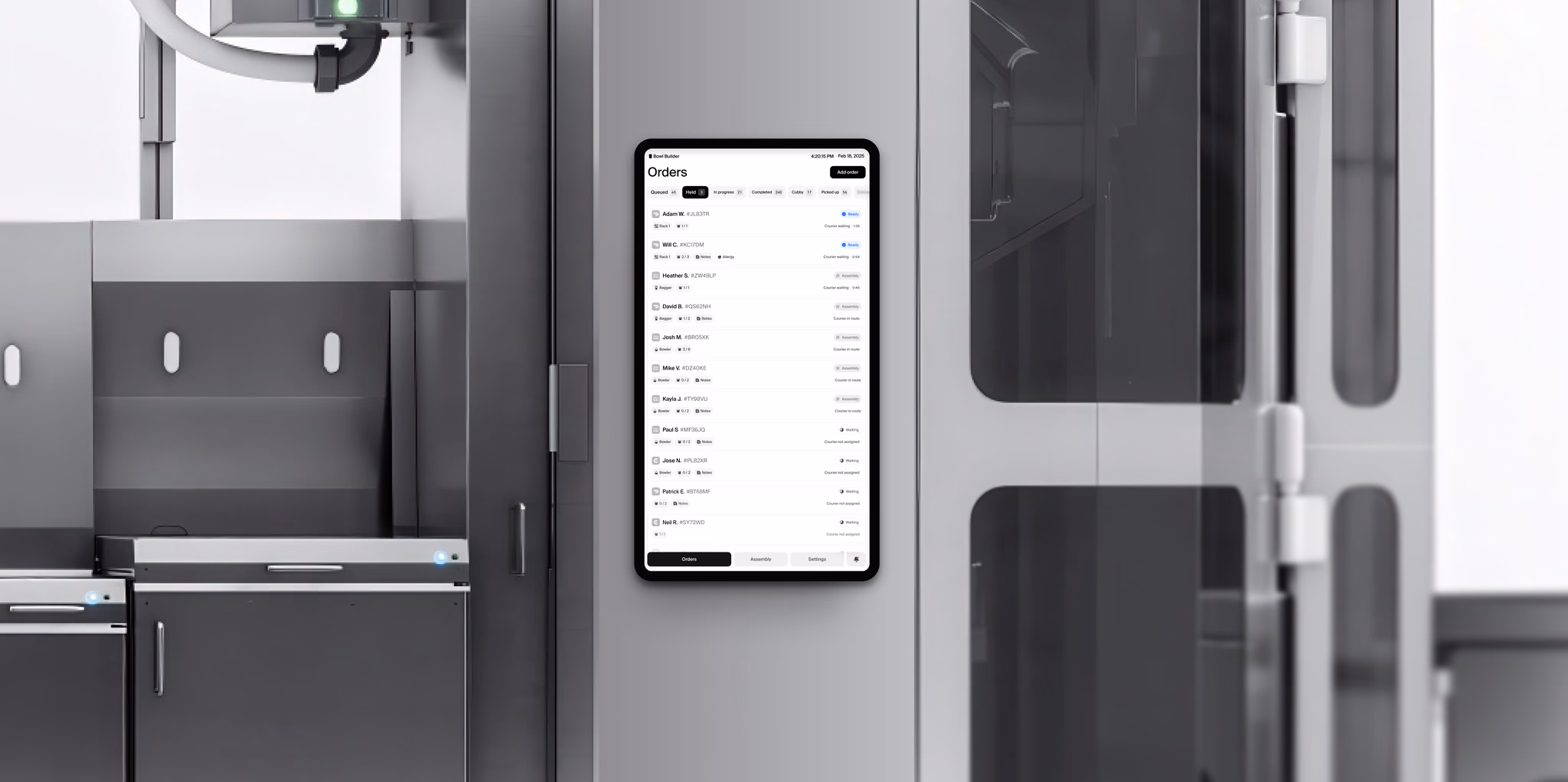 Bowl Builder integrates seamlessly with your delivery systems and your POS.