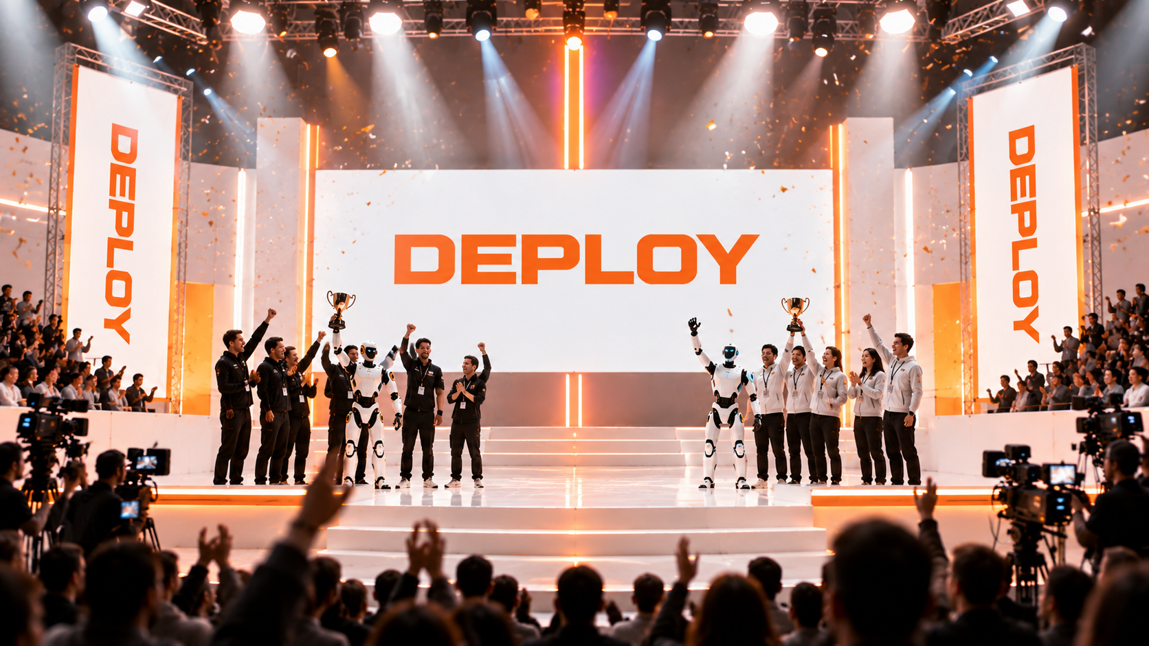 Winning teams are awarded and promoted organically on the show.