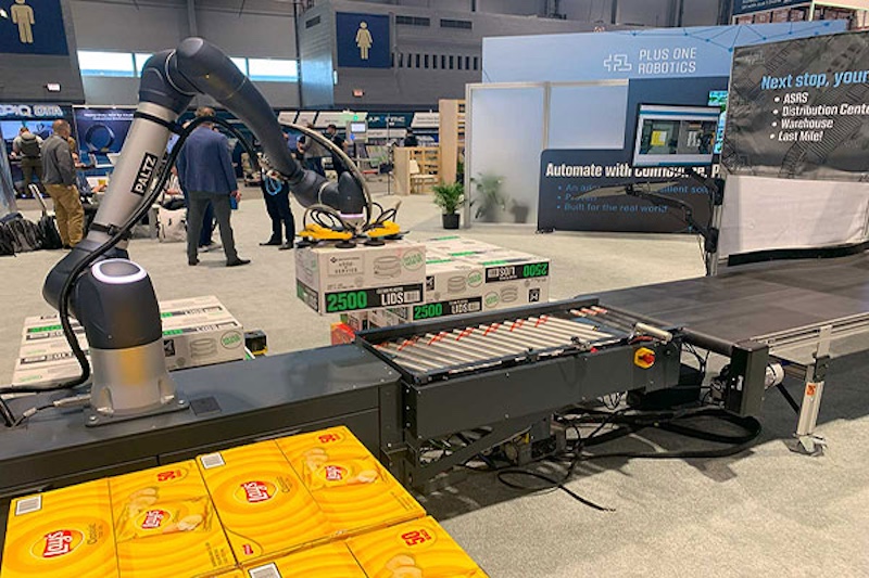 DepalOne uses intelligent robotic gripping to unload mixed packages from pallets and bulk containers.