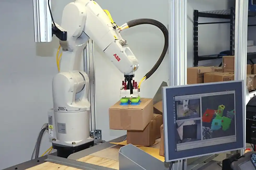 PickOne software combines AI vision and motion planning to guide robotic picking and placement.