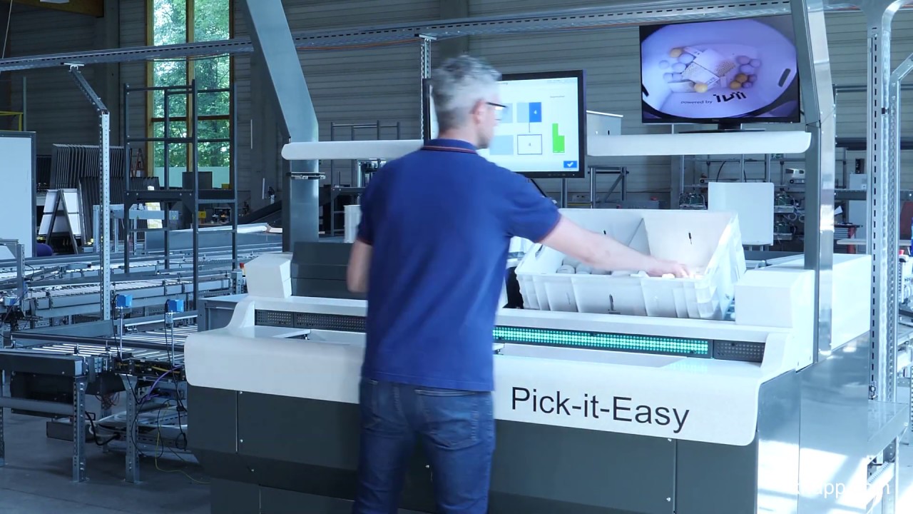 Pick-it-Easy workstations support ergonomic goods-to-person picking and order consolidation.