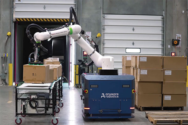  Anyware Robotics Pixmo: Autonomous Truck Unloading, Palletizing, and Warehouse Transport