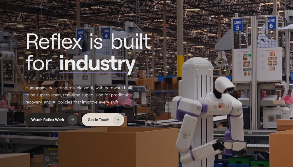 Reflex Robotics Is Bringing Humanoid Robots Into Real-World Work